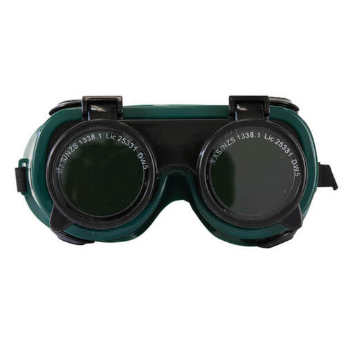Bossweld Gas Welding Flip-Up Goggles Shade 5 - AS