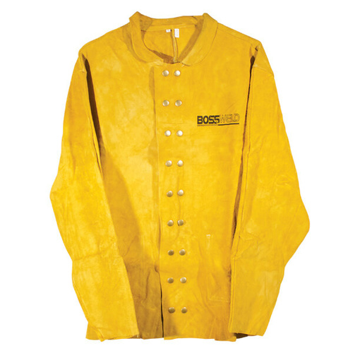 Bosssafe Leather Welder's Jacket (Medium)