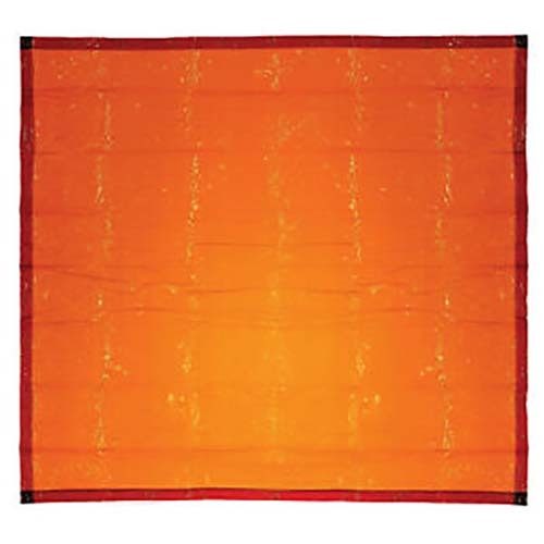 Bosssafe 1.8m x 1.3m Orange Welding Curtain