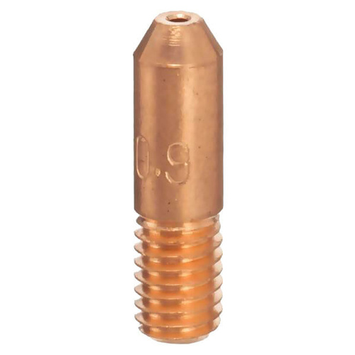 Bossweld Binzel Style Contact Tip 0.9mm x M5 x 5mm (Pack of 5)
