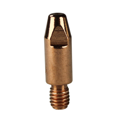 Bossweld Binzel Style Contact Tip 0.9mm x M6 Al x 8mm  x 28mm L (Pack of 10)