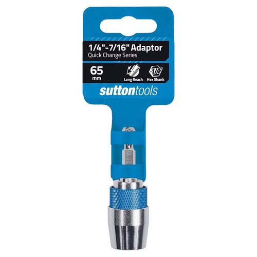 Sutton D5170065 Quick Change Adaptor 1/4 to 7/16" Hex