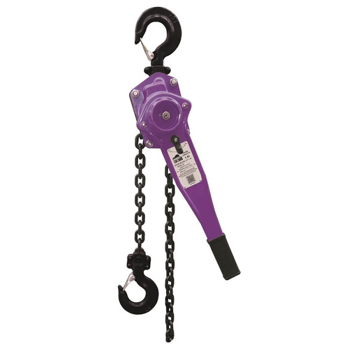 Beaver 3S G80 Industrial Manual Lever Block-1.5m x 1600kg (1.6T) MRC (Violet)