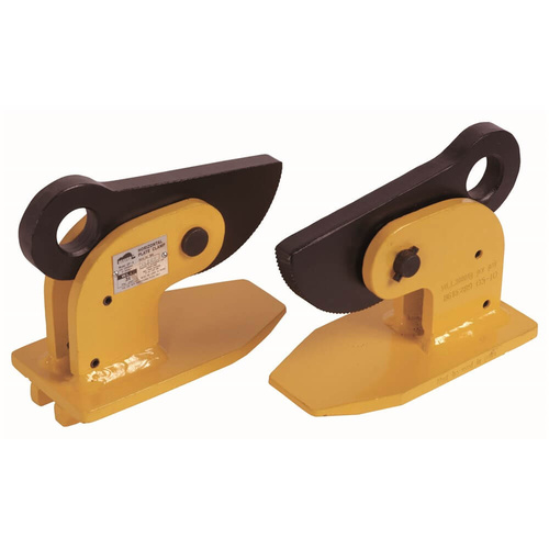 Beaver Horizontal Plate Clamps - 1500kg 1.5Tonne WLL , Range: 0-50mm