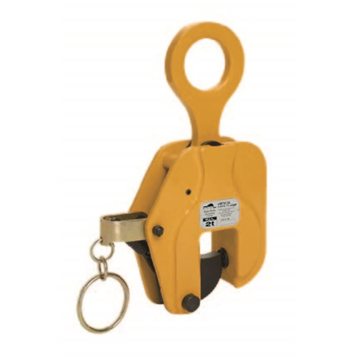 Beaver Vertical Plate Clamps - 2000kg 2Tonne WLL, Range:  0-40mm