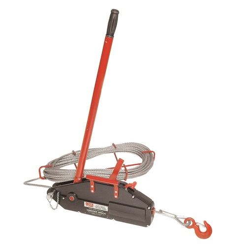 Big Haul Wire Rope Hoist- 1250kg 1.25Tonne (Pull), 800kg (Lift)