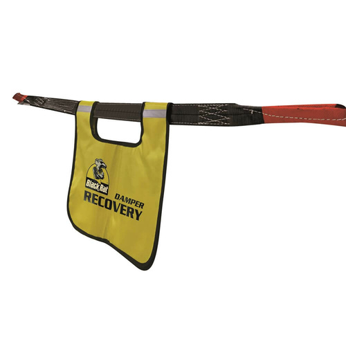 Black Rat 4WD Safety Recovery Damper Yellow With Reflective Tape