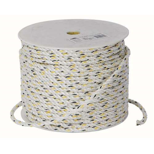 Beaver Silver Staple Rope 3-Strand Polyethylene-12mm x 125m x 12.4kN MBF