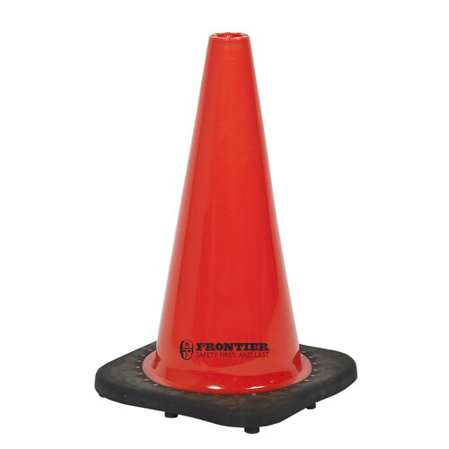 Frontier Traffic Cone, Fluro Orange - 450mm