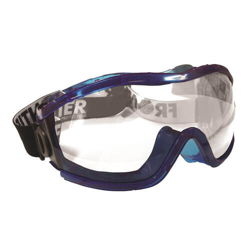 Frontier Marathon Vented Chemical Splash Resistant Goggle, Clear - Pack of 6