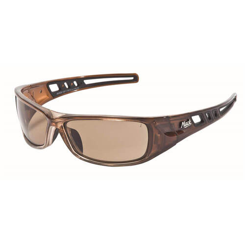 Mack Longhaul Safety Spectacles, Brown Tint Polarised/Brown - Pack of  12