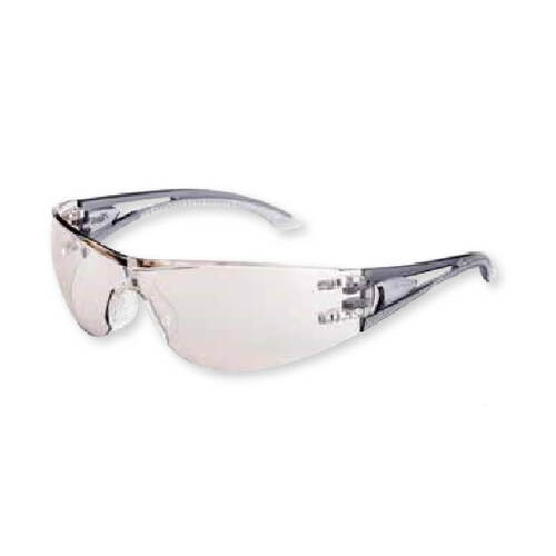 Mack VX2 Lightweight Safety Spectacles, Clear Mirror/Crystal Charcoal - Pack of  12