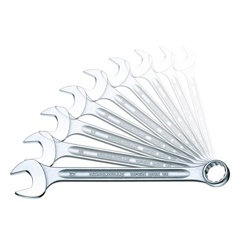 Stahlwille Combination Spanner Set, 7/16" - 7/8" #13 8- Piece SW13A/8