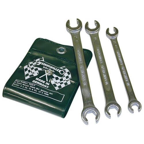 Stahlwille Double Open Ring Spanner Set, 8 x 10mm - 12 x 14mm, 3-Piece SWVP24/3