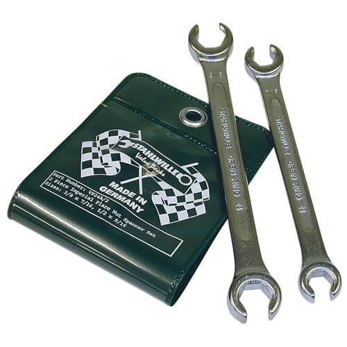 Stahlwille Double Open Ring Spanner Set, 3/8 x 7/16" - 1/2 x 9/16", 2-Piece SWVP24A/2