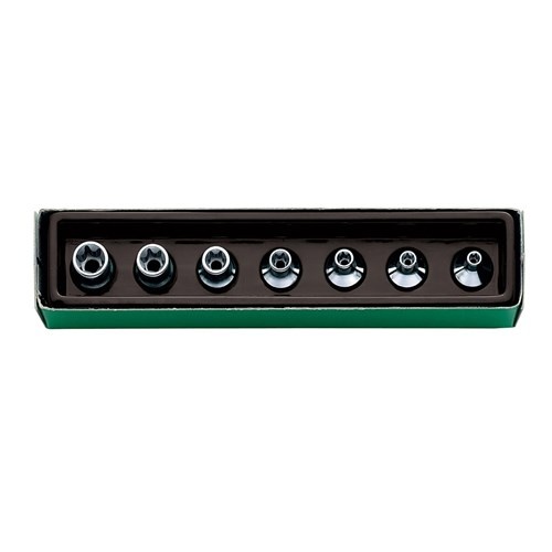 Stahlwille Socket Torx Set 3/8" Drive 7-Piece External E5-E14 SW45TX/7