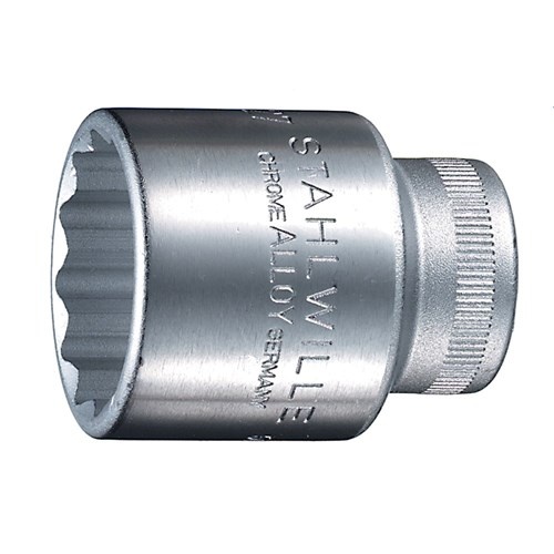 Stahlwille Socket 1/2" Drive 28mm 12 Point HPQ Steel  SW50
