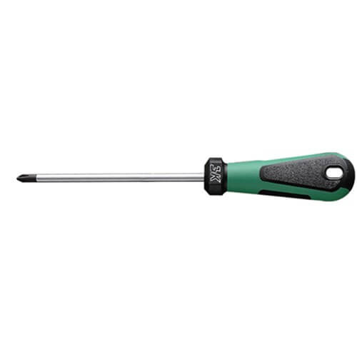 Stahlwille Screwdriver 3K Drall Pozidrive Ph#2 215mm 3-Component Handle  SW4840
