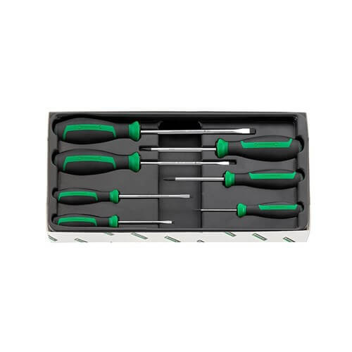 Stahlwille Screwdriver Set Drall+ 7-Piece 5 Slotted/2 Phillips  SW4691/7