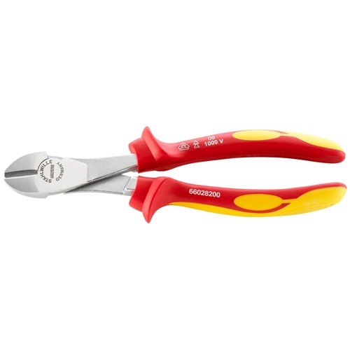 Stahlwille 200mm Side Cutter Plier - VDE H/D Multi-component Handle - SW6602