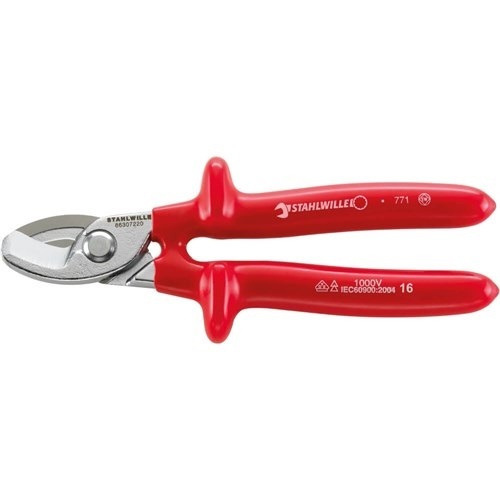 Stahlwille 220mm Cable Cutting Plier - Chrome Plated - SW6630