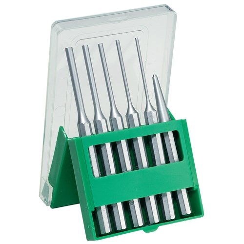 Stahlwille Punch Pin / Centre With Plastic Stand 6-Piece Set - SW105-8/6