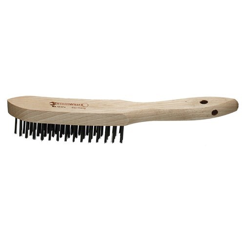 Stahlwille Brush 4 Row Steel Wire Timber Handle - SW12374