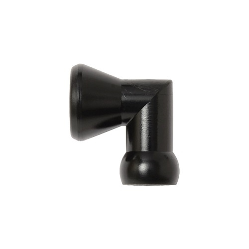 Loc-Line 1/4" Elbow Fitting for Modular Hose - Pack of 2, Black