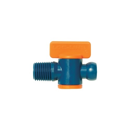 Loc-Line 1/4" Male NPT Valve for Modular Hose - Pack of 2