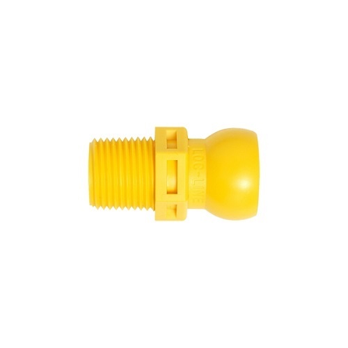 Loc-Line 3/8" Acid Resistant NPT Connector for 1/2" Modular Hose - Pack of 4