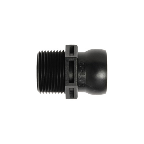 Loc-Line 3/4" NPT Connector for 3/4" Modular Hose - Pack of 4, Black