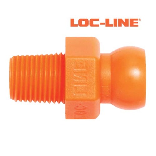 Loc-Line 1/2" NPT Connector for 1/2" Modular Hose - Pack of 4