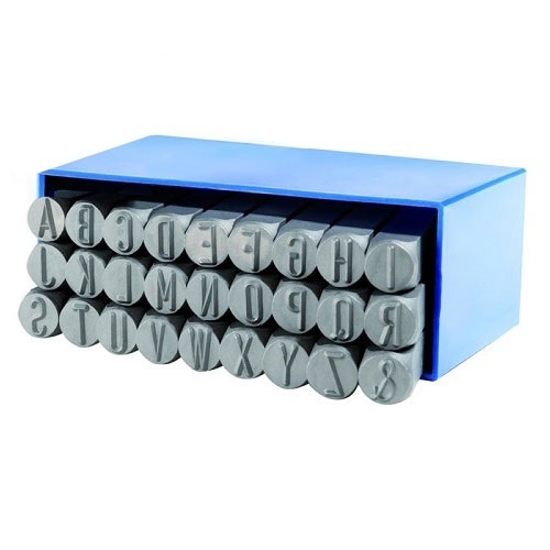 Gravurem 15mm Letter  Metal Stamps - 27-pieces