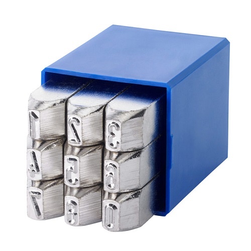 Gravurem 1mm Number  Metal Stamps Heavy Duty - 9-pieces