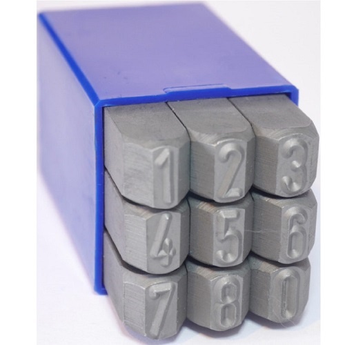 Gravurem 2mm Number  Metal Stamps Reverse - 9-pieces