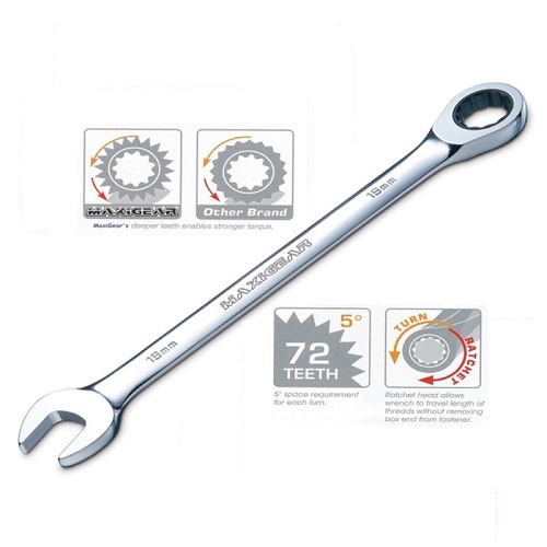 Maxigear 11/32” Combination Ratcheting Wrench