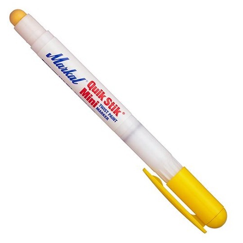 Markal Mini Quik Stik Twist Up Paint Marker - Yellow