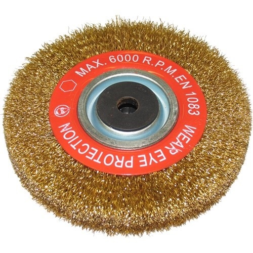150 x 22mm, 12mm Bore Wheel Wire Crimped