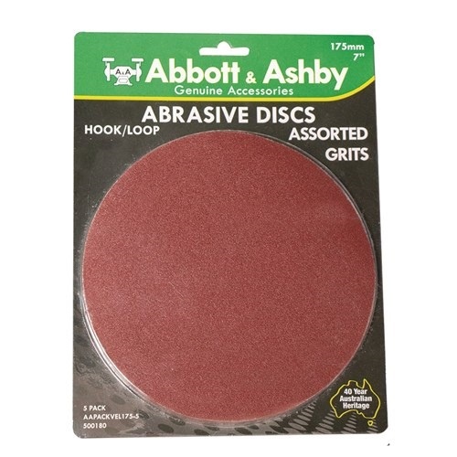 Hook & Loop Disc & Pad Pack - 5 Piece - Various Grits