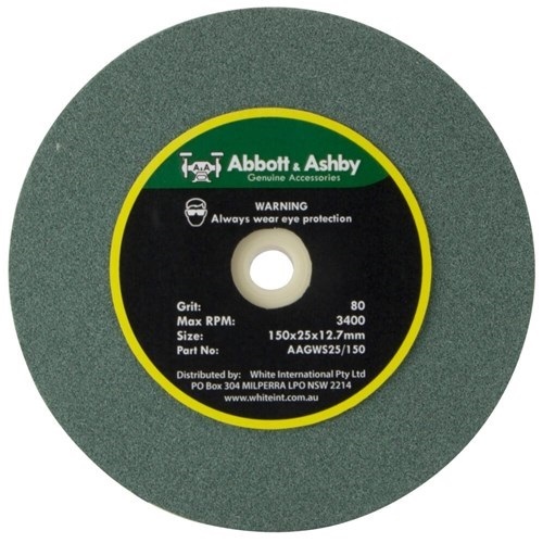 25 x 150mm 80Grit Grinding Wheel Silicone Carbide