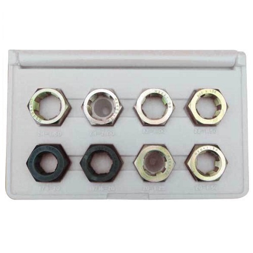 Lang Tools Metric and Imperial Spindle Rethreader Kit, 8 Pieces
