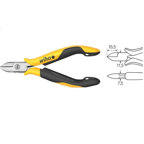 Wiha 115mm Professional ESD Diagonal Cutter - 26831(Z44104)
