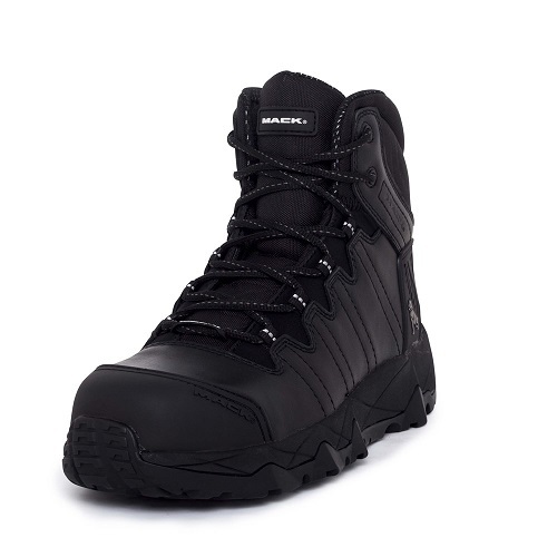 Mack Octane Lace-Up Safety Boots, Black - UK/AUS Size 11