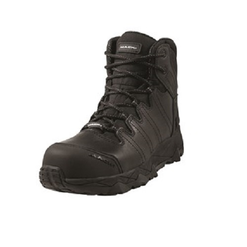 Mack Octane Zip-Up Safety Boots, Black -UK/AUS Size 6.5