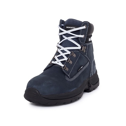 Mack Brooklyn Ladies Safety Boots, Navy/White US Size 6, UK/AUS 4