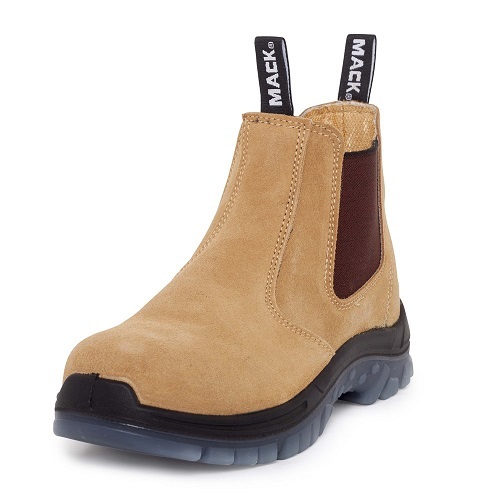 Mack Chippy Pen Slip On Safety Boots, Honey -UK/AUS Size 6