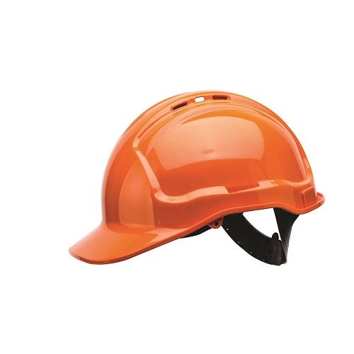 Frontier Vented Hard Hat - Orange -One Size Fits All