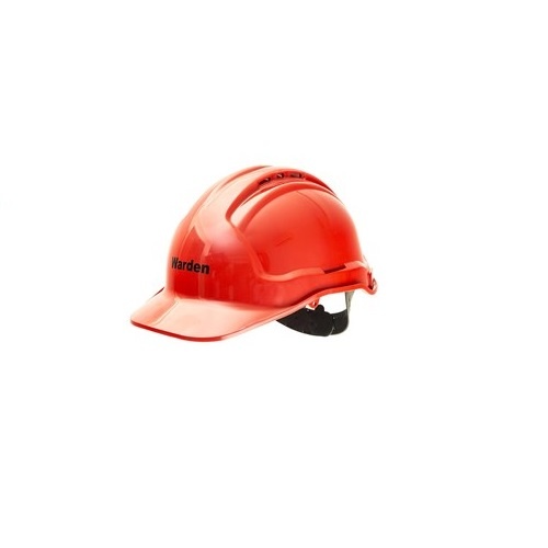 Frontier Vented Hard Hat - Red