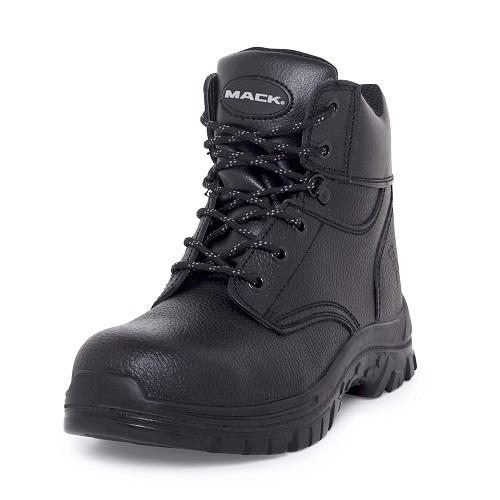 Mack Tradesman Lace Up Safety Boots, Black - UK/AUS Size 5