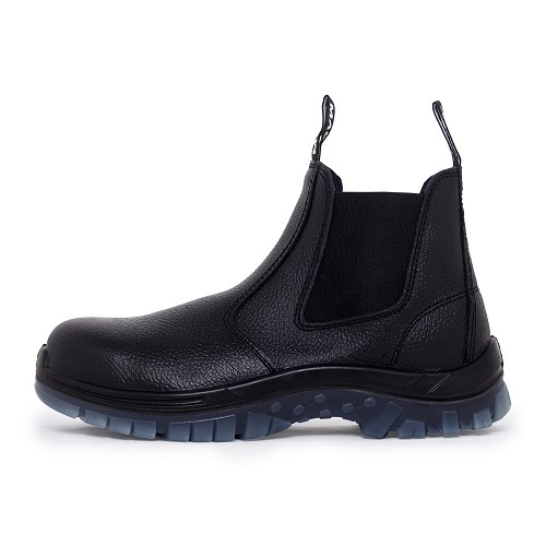 Mack Tradie Slip On Safety Boots, Black - UK/AUS Size 16